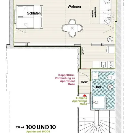 Villa100und10 Moos By Seebnb Apartment *